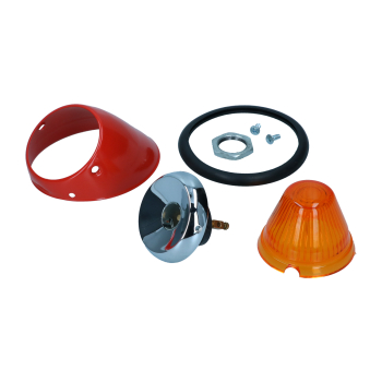 Turnsignal assembly front, left orange 1958-8.1963 211 953 051+163+161 + 111 953 165häuse